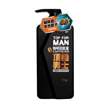 脫普頂極男士洗髮精_咖啡因能量