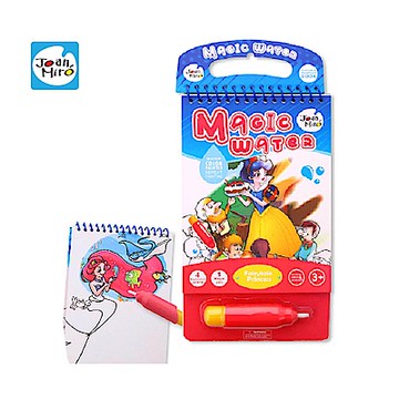 (福利品出清)【JoanMiro 原創美玩】神奇畫布圖鴉本-童話公主