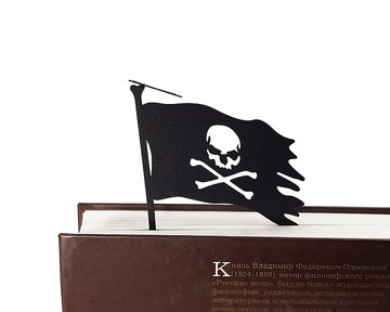 海盜書籤 Jolly Rogers Best Friend 個性化小書呆子禮物。