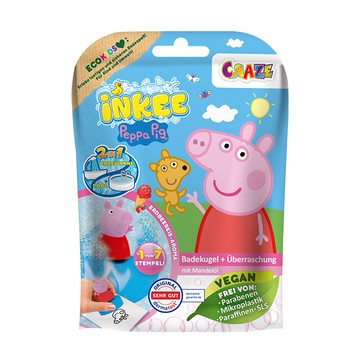 DM 連鎖藥妝店 佩佩豬草莓香氣泡澡球 1st (DM3127)