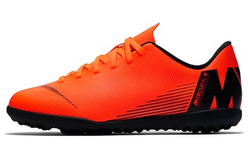 GS NIKE MERCURIAL VAPOR 12 CLUB TF TOTAL ORANGE BLACK