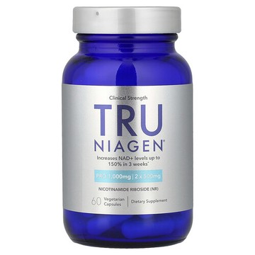 Tru Niagen, Pro, Nicotinamide Riboside, 60 Vegetarian Capsules (500 mg per Capsule)
