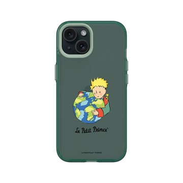 iPhone 15 Clear 憂墨綠 - Le Petit Prince 小王子 - 小王子與地球