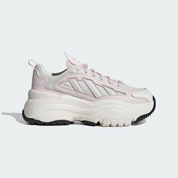 adidas 愛迪達 休閒鞋 女鞋 運動鞋 厚底 三葉草 OZGAIA W 粉 IG6044