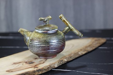 【送禮好物】柴燒茶壺 天然落灰 創作款 名家葉敏祥手工作品