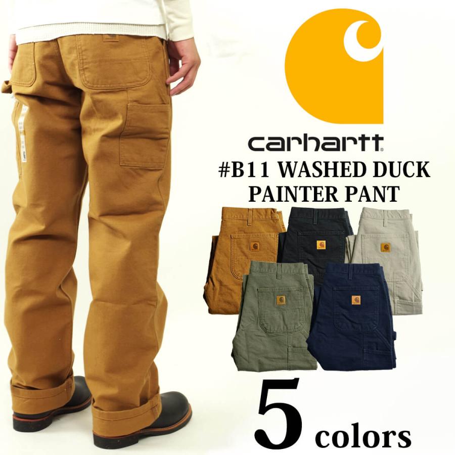 約98cm股下Carhartt カーハート B11 ペインター パンツ ワーク ダック地 ワンポイントロゴ グレー (メンズ 38×30)   O4791