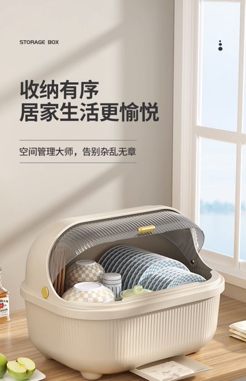 瀝水碗碟架 家用廚房餐具置物架 碗櫃 碗筷收納盒箱子