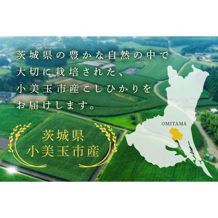 ふるさと納税 定期便12回 コシヒカリ 5kg こしひかり 米 白米 茨城県産 新米 お弁当 おにぎり 47-E 茨城県小美玉市