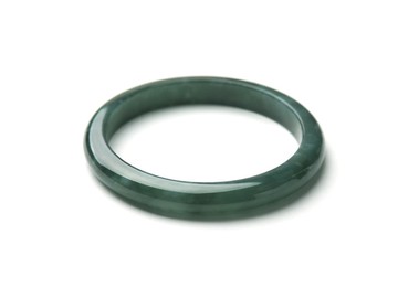 雪森 | 冰糯起膠深藍綠飄雪細平安鐲 / 手圍18.5 | 天然A貨翡翠鐲