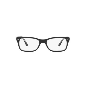 Ray Ban l 日常潮流方框眼鏡 光亮黑/透