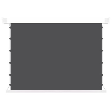 幕藝紅葉電動小白盒幕布懸浮拉線幕高清嵌入隱藏式光子菲涅爾抗光[DD230109]