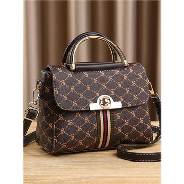 今年流行女包2026新款時尚韓版網紅老花小方包單肩斜挎手提小包包