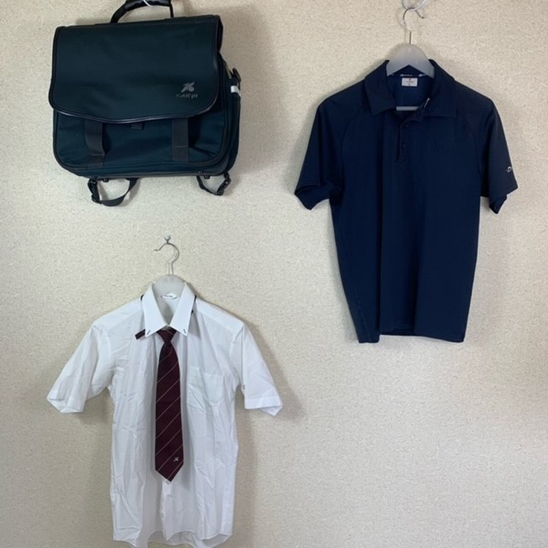 開智中学校 一貫部 制服、通学バッグなど(男子)
