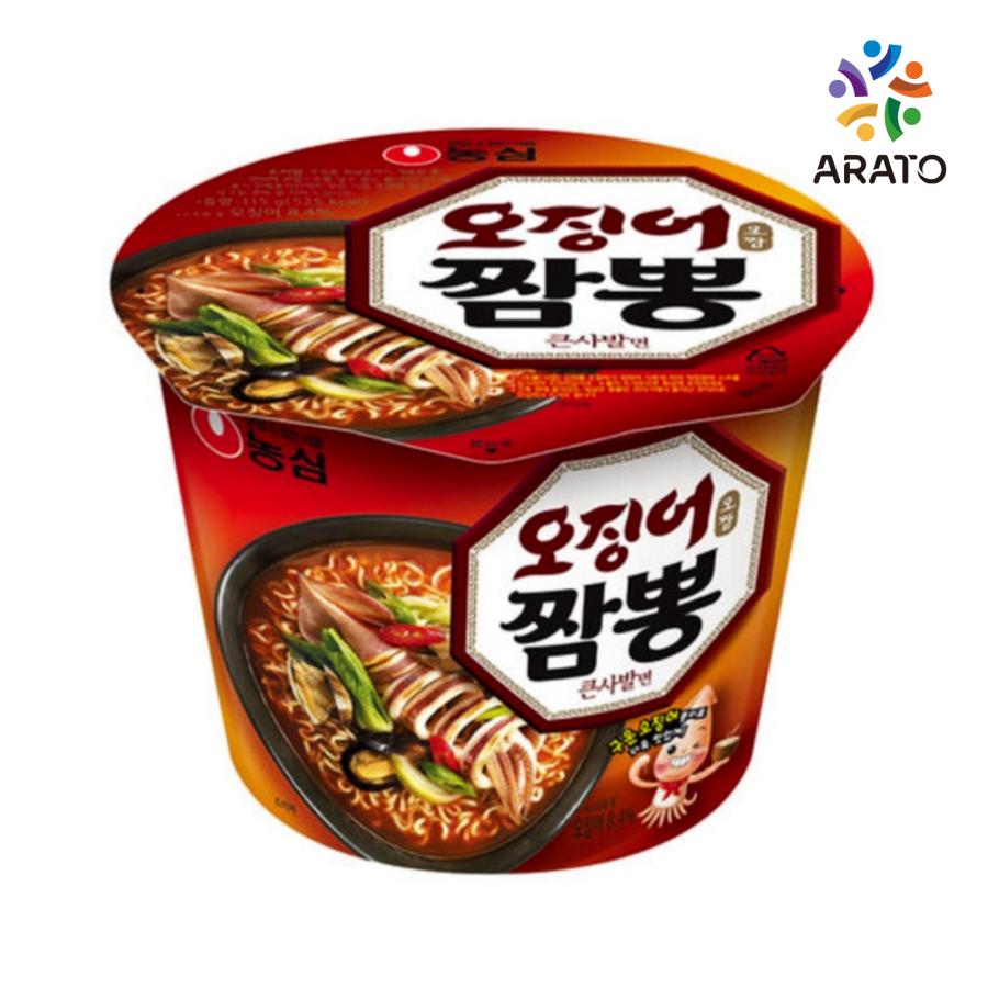 NONGSHIM 農心 (大カップ) イカチャンポン   麺類 即席ラーメン  韓国ラーメン インスタント 韓国食品