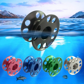 潛水攝影象拔線輪 八孔鋁合金線輪 潛水專用 水下攝影線輪
