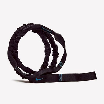 【NIKE耐吉】Heavy黑色抗阻彈力繩 重量訓練拉繩 拉力帶 多功能專業健身工具器具 TRX核心肌群 小肌群手臂訓練運動用品(N0000011033OS) 男生送禮 生日禮物