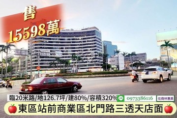 東區站前北門路商業區三間透天金店面｜台南市東區北門路一段