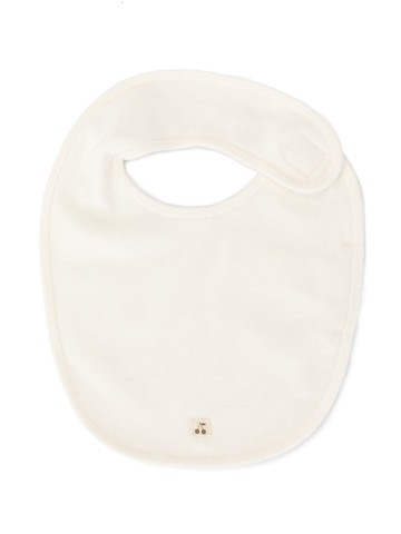Bonpoint - plain bib - kids - Cotton - One Size - White