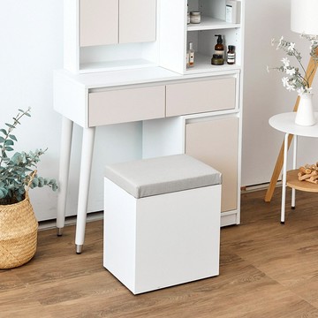 完美主義｜KHAKI 化妝椅 椅子 收納椅【X0184】