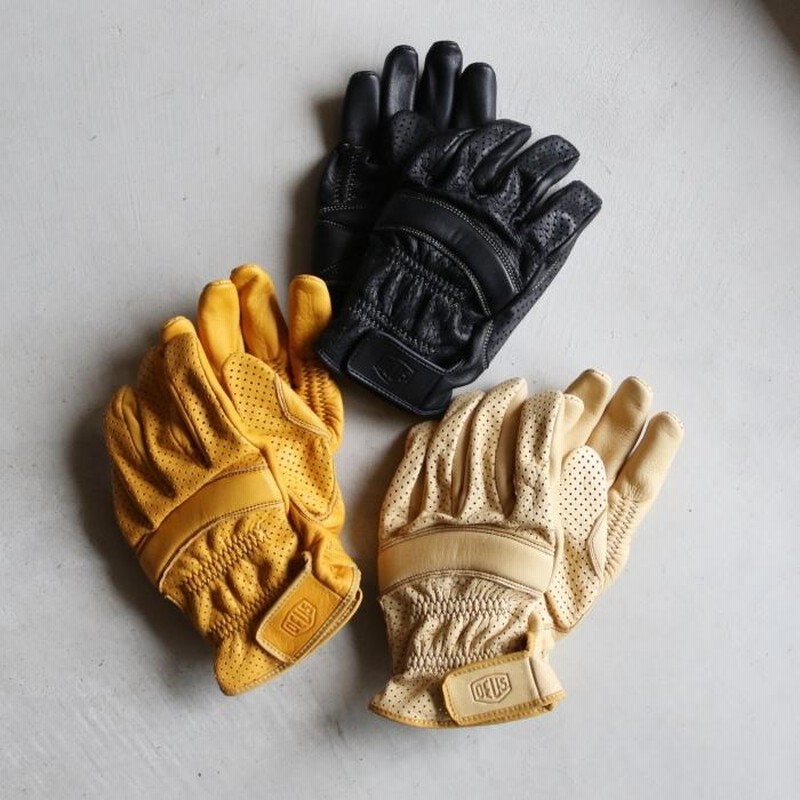 デウス グローブ DEUS EX MACHINA MESH GRIPPING GLOVE BLACK/TAN 