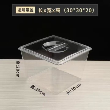 冰箱收納盒帶蓋透明收納盒蔬菜冷凍盒廚房儲物盒食品級冷凍