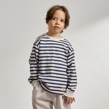 petit main 童裝【防汙・速乾・不易變形】變形拼接印花滿版T恤【BR】【日本直接出貨】