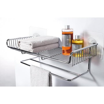 BOSS 無痕系列 304不鏽鋼雙層置物籃 F60-89