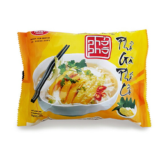 ベトナムインスタントフォー チキン風味 1袋 ライスヌードル 米粉 米粉麺 ベトナム料理 フォー 屋台 食材