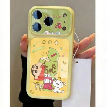 小新吃小餅乾適用蘋果17ProMax手機殼iPhone17/16/15pro視窗14/13