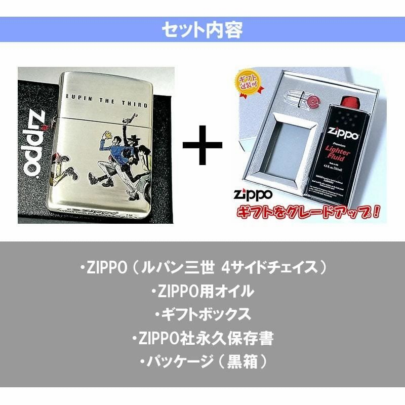 ZIPPO ライター ギフトセット ルパン三世 ジッポ 可愛い ライター