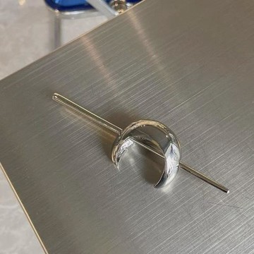 許我耀眼趙露思許妍同款新中式月牙發簪半扎發中國風簪子發夾頭飾