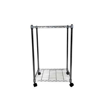 Top queen 【Top queen】45 x 60 x 95 cm 二層附輪鐵力士鍍鉻萬用收納架
