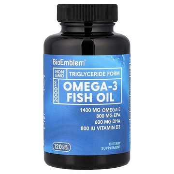 BioEmblem, Omega-3 魚油，120 粒軟膠囊