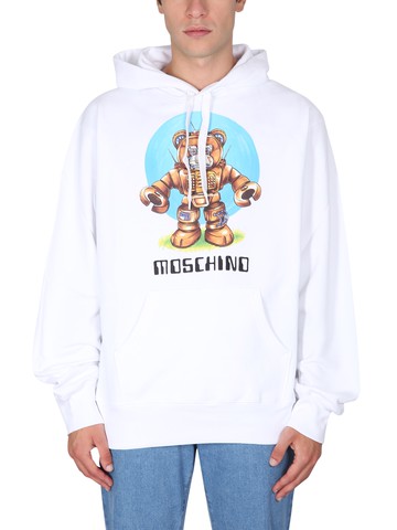 moschino teddy print sweatshirt