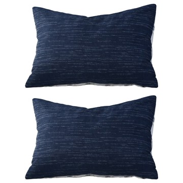 g BEDDING 優質奈米纖維枕頭套 + 枕芯  海軍藍  60 x 40cm  2個