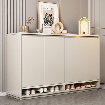 免運公司貨 可開發票 鞋櫃 實木鞋柜家用門口大容量2023新款爆款入戶門進門陽臺室內簡約鞋架