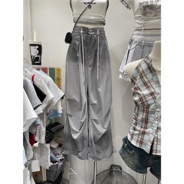 東大門韓國漸變減齡收腰顯瘦抽繩