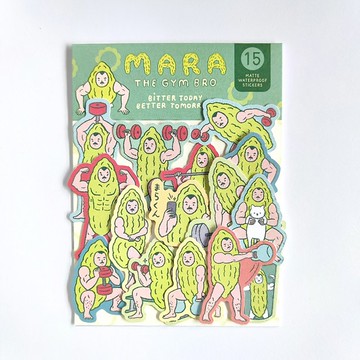 Mara The Gym Bro 貼紙套組 (15 張)