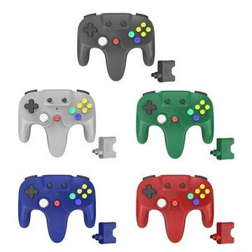 N64游戲手柄 N64無線游戲手柄 任天堂2.4G主機游戲手柄 私模現貨【宜家良品百貨】