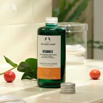 【The Body Shop 美體小舖】維他命C亮膚組 | 禮物獨家 |  卸妝凝露245ml+卸妝霜20ml
