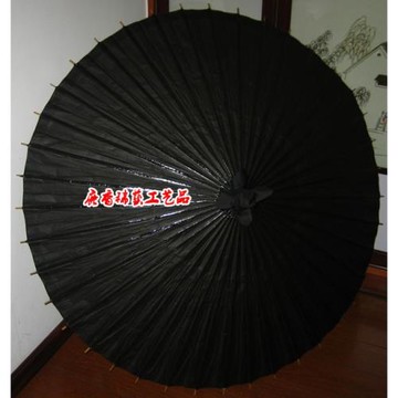 純黑色高級日式和風番傘 COS傘裝拍照表演 大雨雪天可用120CM直徑