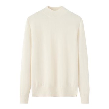 秋冬新款女100純羊絨半高領套頭毛衣時尚簡約休閑純色打底針織衫