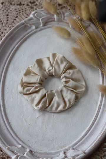 真絲布料手作大腸發圈發飾頭繩頭飾