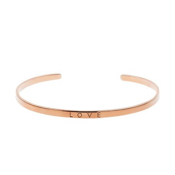 LOVE純銀簡約手鐲
