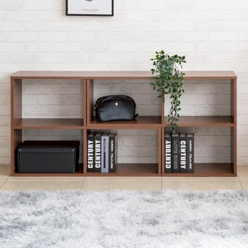 【TZUMii】百變組合收納櫃 書櫃 置物櫃 三色可選 胡桃木色