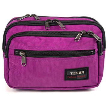 YESON - 多拉鍊隔層腰包三色可選MG-738