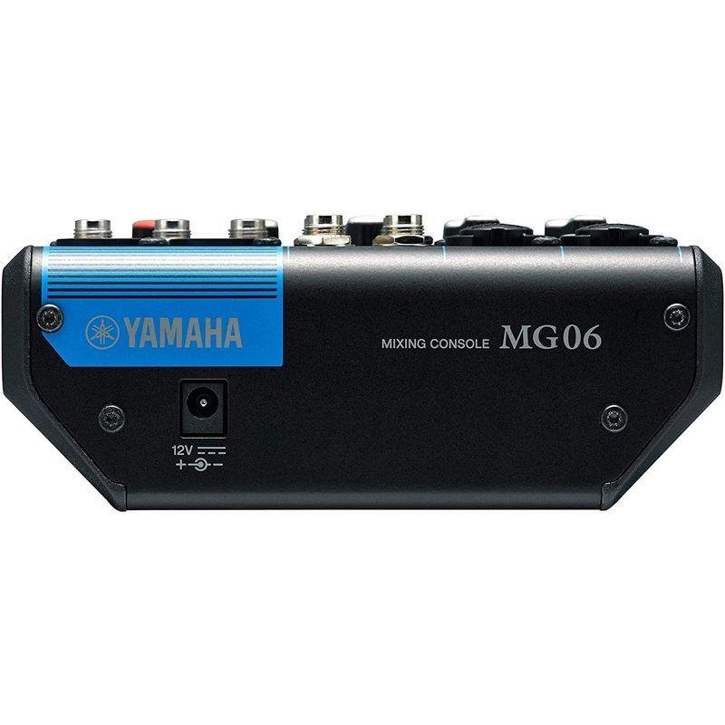 ヤマハ YAMAHA 6チャンネルミキシングコンソール MG06 最最大2 Mic   Line入力 マイクプリアンプ「D-PRE」搭載