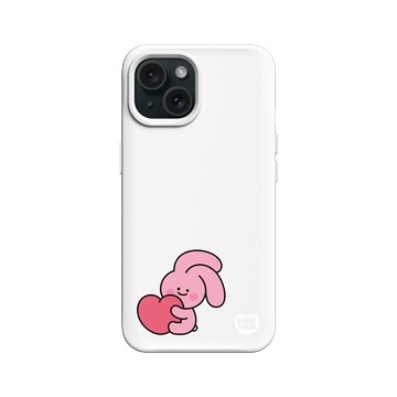 iPhone 15 SolidX 白 - Pink & Ven - Love Pink