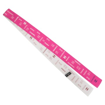 CHANEL 香奈兒 粉色 白色 絲綢 絲巾 【二手名牌BRAND OFF】