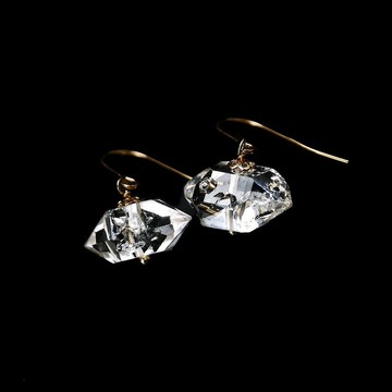 美國紐約 高頻能量 大顆粒赫基蒙 閃靈鑽耳環